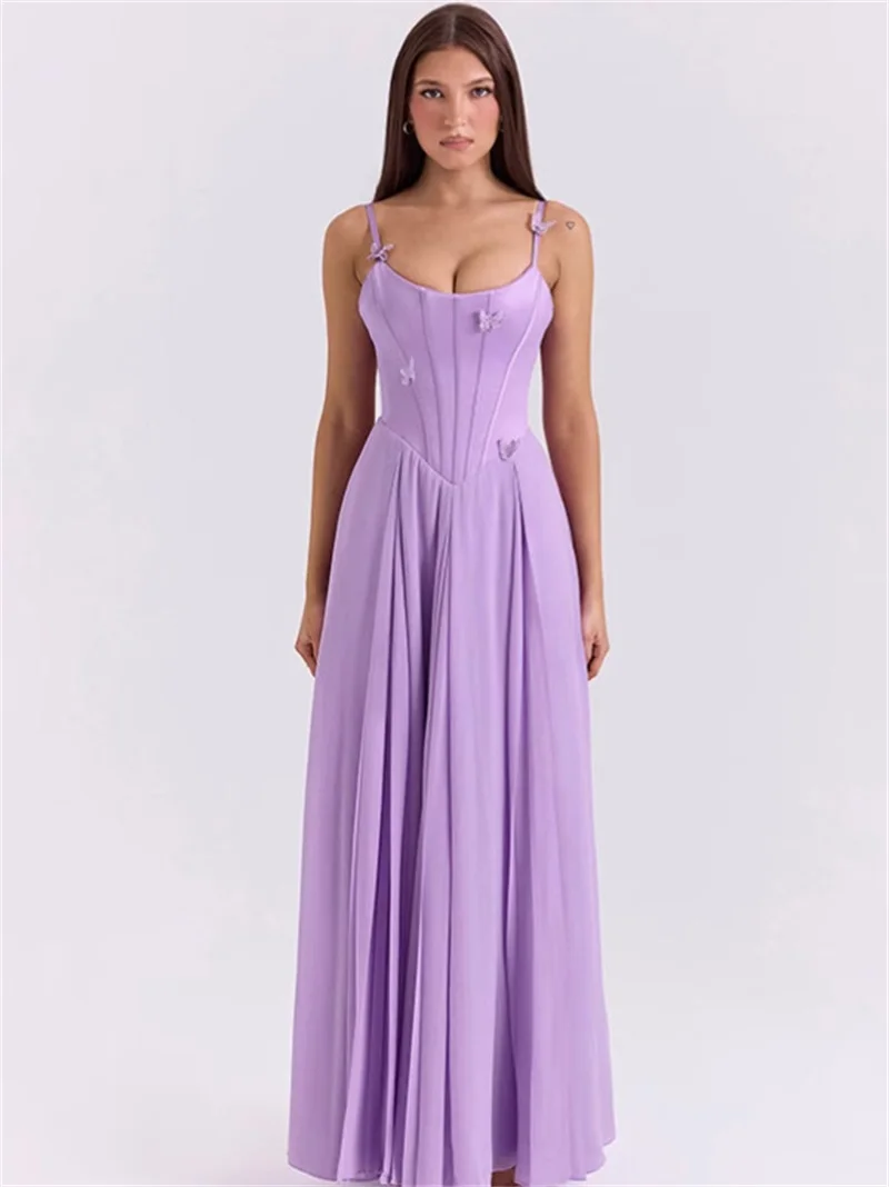 Bows Pleated Women's Evening Dress Backless Sleeveless Prom Skirt Purple Apricot Sheath Slim Party Gown New Arrival In Stock
Bows Pleated Women's Evening Dress Backless Sleeveless Prom Skirt Purple Apricot Sheath Slim Party Gown New Arrival In Stock