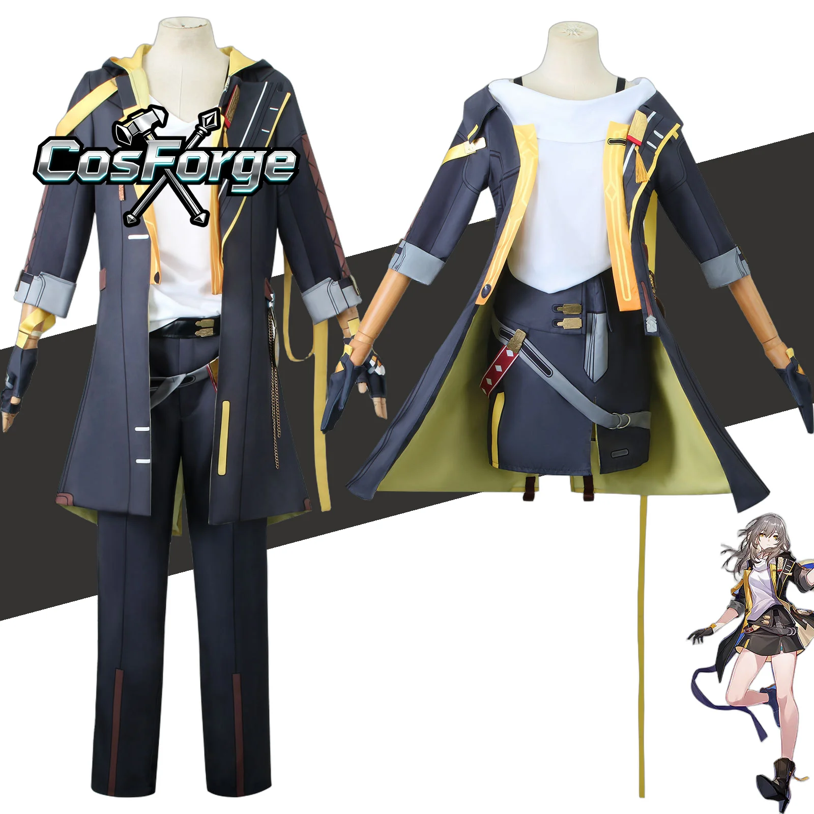 Trailblazer Stelle Cosplay Costume Honkai Star Rail Caelus Uniform Wig Prop Halloween Party Clothes for Women and Men
Trailblazer Stelle Cosplay Costume Honkai Star Rail Caelus Uniform Wig Prop Halloween Party Clothes for Women and Men