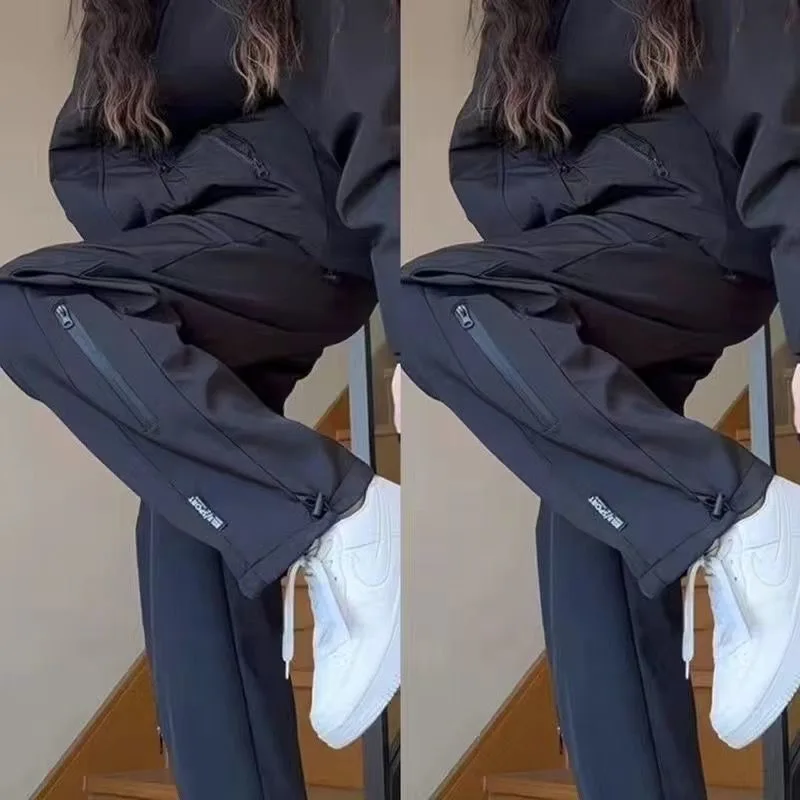 Широкие брюки на шнурке, женские осенние парусиновые брюки-карго с несколькими карманами на открытом воздухе, большие размеры, универсальные, прочные, износостойкие, функциональные
Широкие брюки на шнурке, женские осенние парусиновые брюки-карго с несколькими карманами на открытом воздухе, большие размеры, универсальные, прочные, износостойкие, функциональные