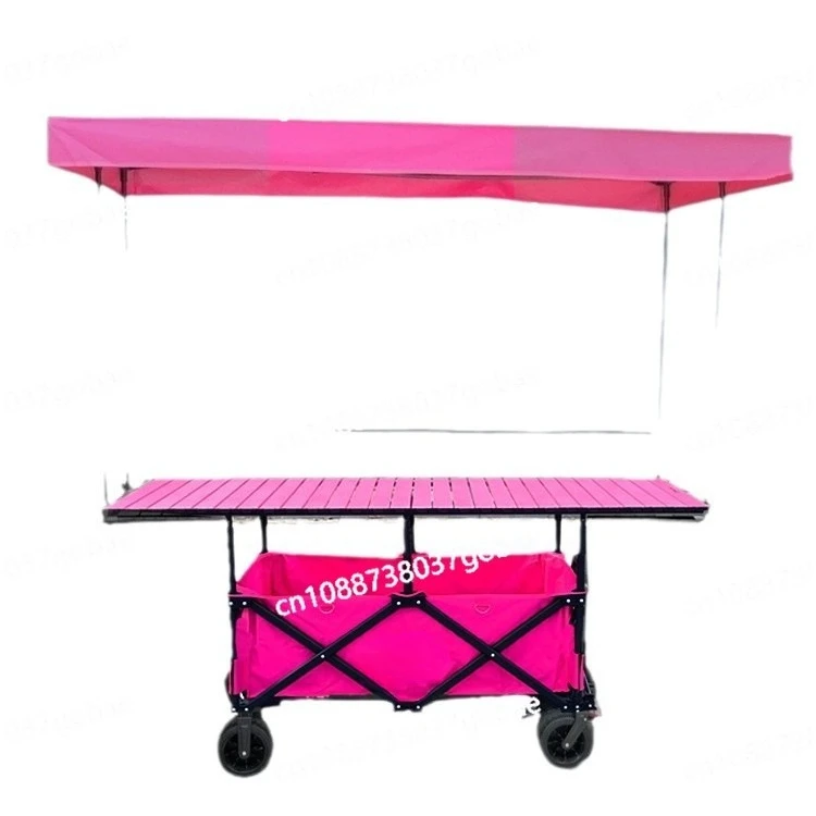 Stall car lengthened table board liftable snack car awning movable camping stall small pull car
Stall car lengthened table board liftable snack car awning movable camping stall small pull car