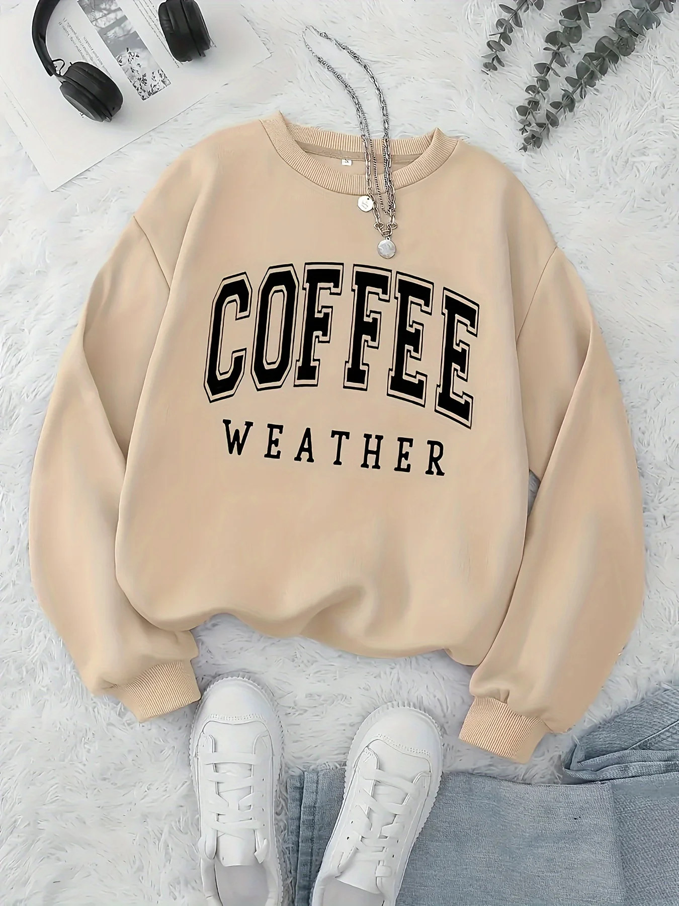Autumn Winter Women's Letter Print Plus Velvet Long Sleeved Round Neck Hoodie Pullover Loose Casual Comfortable Sweatshirts
Autumn Winter Women's Letter Print Plus Velvet Long Sleeved Round Neck Hoodie Pullover Loose Casual Comfortable Sweatshirts