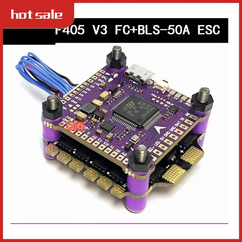 F405 V3 3-6S 30X30 Fcandesc FPV Stack BMP280 Flight Controller BLHELIS 50A 4In1 ESC For Freestyle Drone Model Durable
F405 V3 3-6S 30X30 Fcandesc FPV Stack BMP280 Flight Controller BLHELIS 50A 4In1 ESC For Freestyle Drone Model Durable