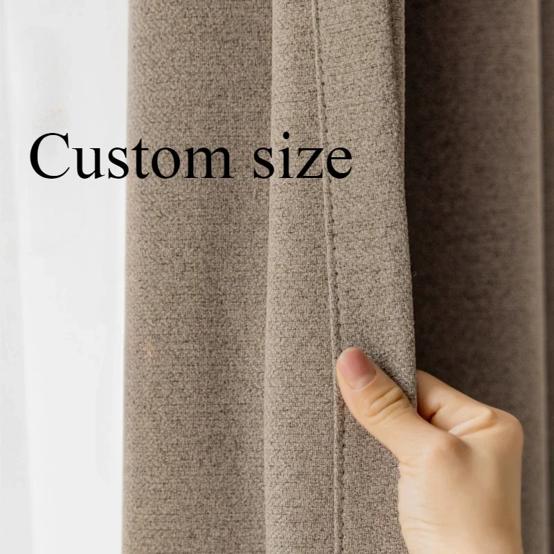 Japanese and Korean Minimalist Fashion Trend Curtains for Living Room Bedroom Dining Room Cotton and Linen High Blackout Curtain
Japanese and Korean Minimalist Fashion Trend Curtains for Living Room Bedroom Dining Room Cotton and Linen High Blackout Curtain