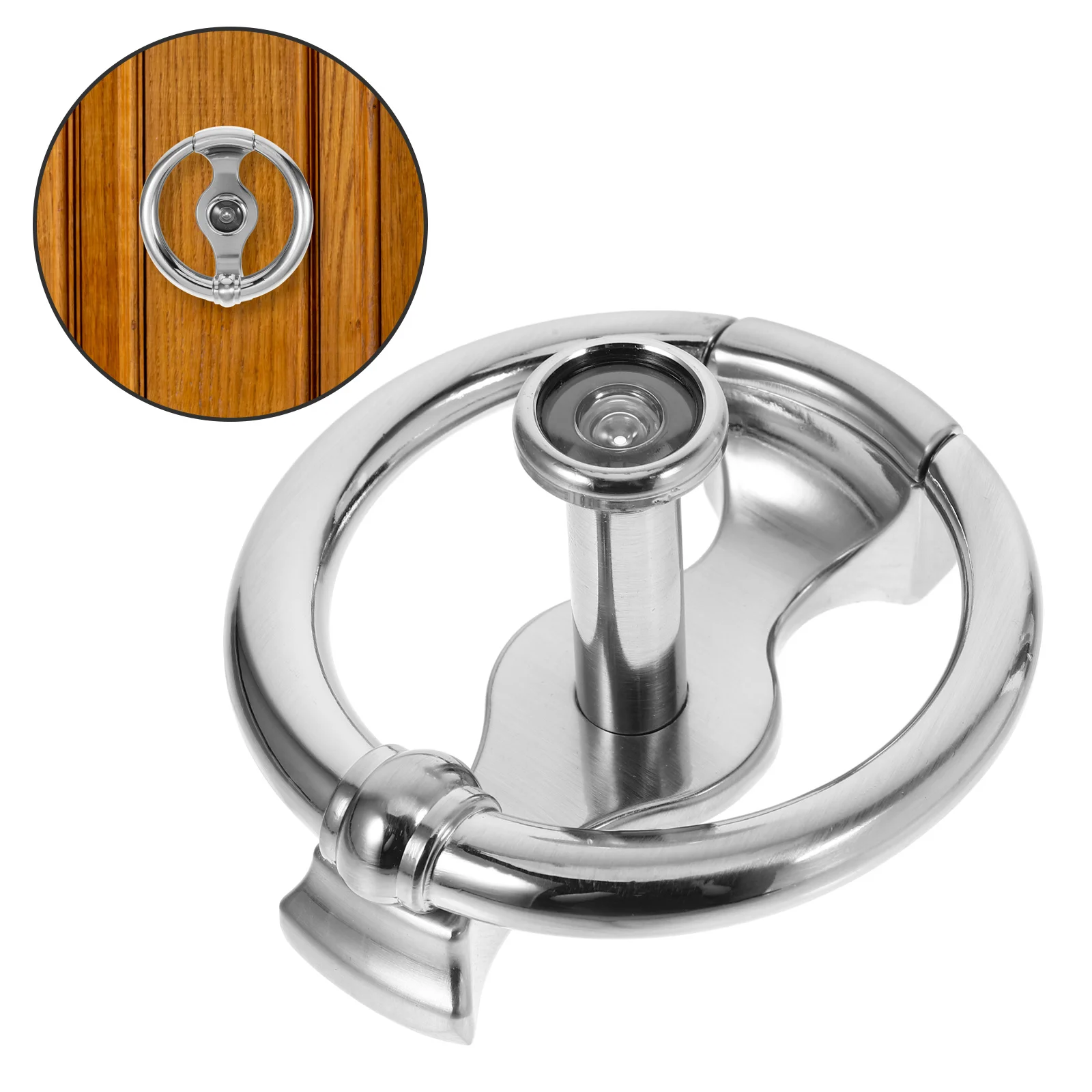 Ring Door Knocker Zinc Alloy Durable Front Door Security Protective Clear Sound Manual Knockers Manual Knocker
Ring Door Knocker Zinc Alloy Durable Front Door Security Protective Clear Sound Manual Knockers Manual Knocker