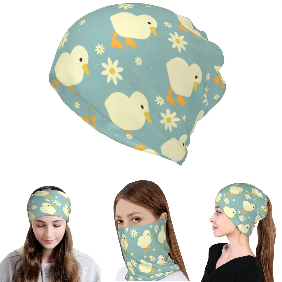 Cute Duckand Duck Flower Cartoon Pattern Bandana Neck Cover Mask Scarf Warm Cycling Scarf Beanies Hat for Men Women Adult Winter
Cute Duckand Duck Flower Cartoon Pattern Bandana Neck Cover Mask Scarf Warm Cycling Scarf Beanies Hat for Men Women Adult Winter