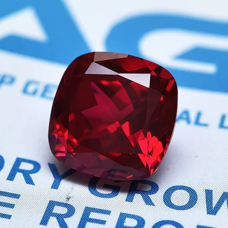 Wholesale Selectable AGL Certificate Lab Grown Ruby Cushion Shape Pigeon Blood Red Top Quality Gemstone for DIY Jewelry Making M
Wholesale Selectable AGL Certificate Lab Grown Ruby Cushion Shape Pigeon Blood Red Top Quality Gemstone for DIY Jewelry Making M