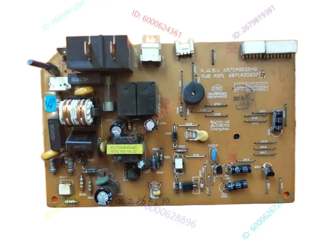 for air conditioner computer board circuit board 6870A90254B 6871A20637 good working
for air conditioner computer board circuit board 6870A90254B 6871A20637 good working