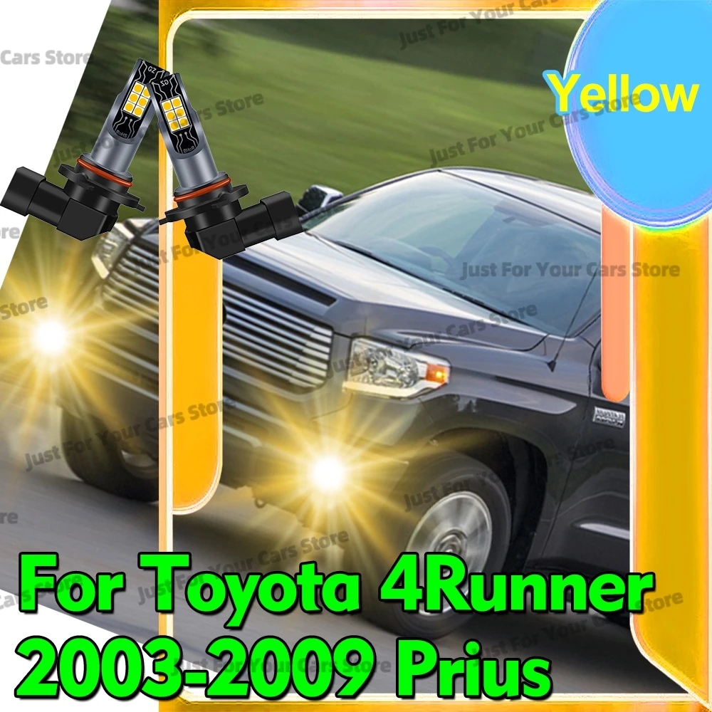 2Pcs LED Fog Lights 3000K Yellow Front Lamp Bulbs For Toyota 4Runner 2003-2009 Prius 2004 2005 2006 2007 2008 2009 Plug-N-Play
2Pcs LED Fog Lights 3000K Yellow Front Lamp Bulbs For Toyota 4Runner 2003-2009 Prius 2004 2005 2006 2007 2008 2009 Plug-N-Play