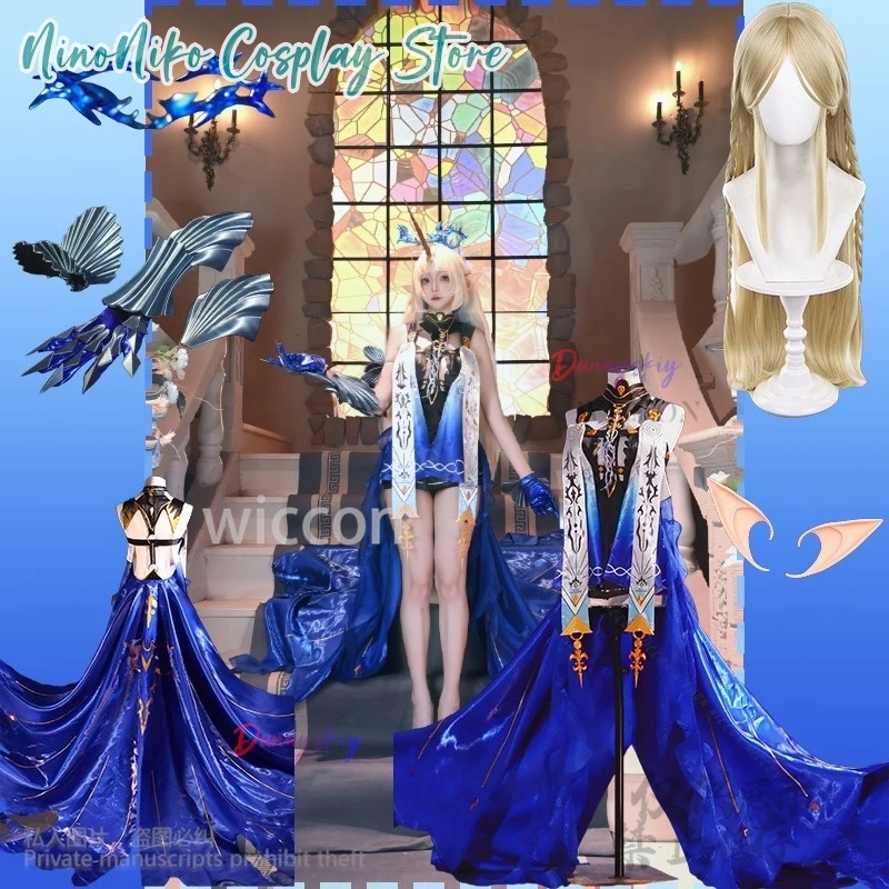 Аниме игра Wuthering Waves 코스프레 Fleurdelys Big Cartethyia Высокое качество Синий шелк Элегантное длинное платье со шлейфом Парики по индивидуальному заказу
Аниме игра Wuthering Waves 코스프레 Fleurdelys Big Cartethyia Высокое качество Синий шелк Элегантное длинное платье со шлейфом Парики по индивидуальному заказу