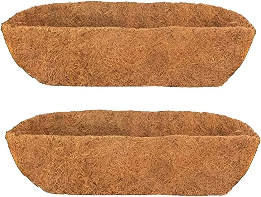 2pcs 24in Trough Coco Liners for Window Box, Flower Baskets
2pcs 24in Trough Coco Liners for Window Box, Flower Baskets