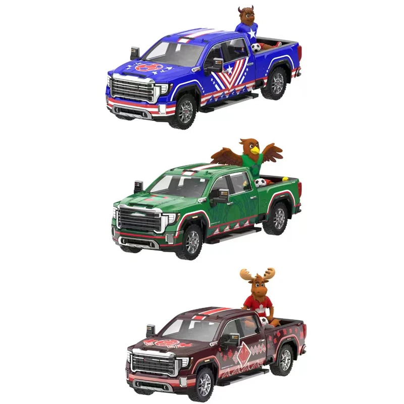New GreenLight 1/64 Heavy-duty Pickup Truck World Football Series Simulation Alloy Die-cast Car Model Collection Ornaments
New GreenLight 1/64 Heavy-duty Pickup Truck World Football Series Simulation Alloy Die-cast Car Model Collection Ornaments