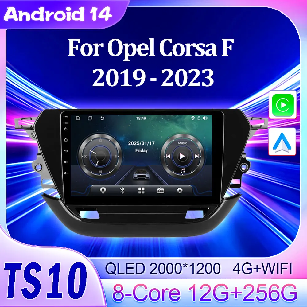 For Opel Corsa F 2019 - 2023 Wireless Android Auto 2din Touch Screen Car Radio Car Multimedia Video Player 8 Core GPS Navigation
For Opel Corsa F 2019 - 2023 Wireless Android Auto 2din Touch Screen Car Radio Car Multimedia Video Player 8 Core GPS Navigation