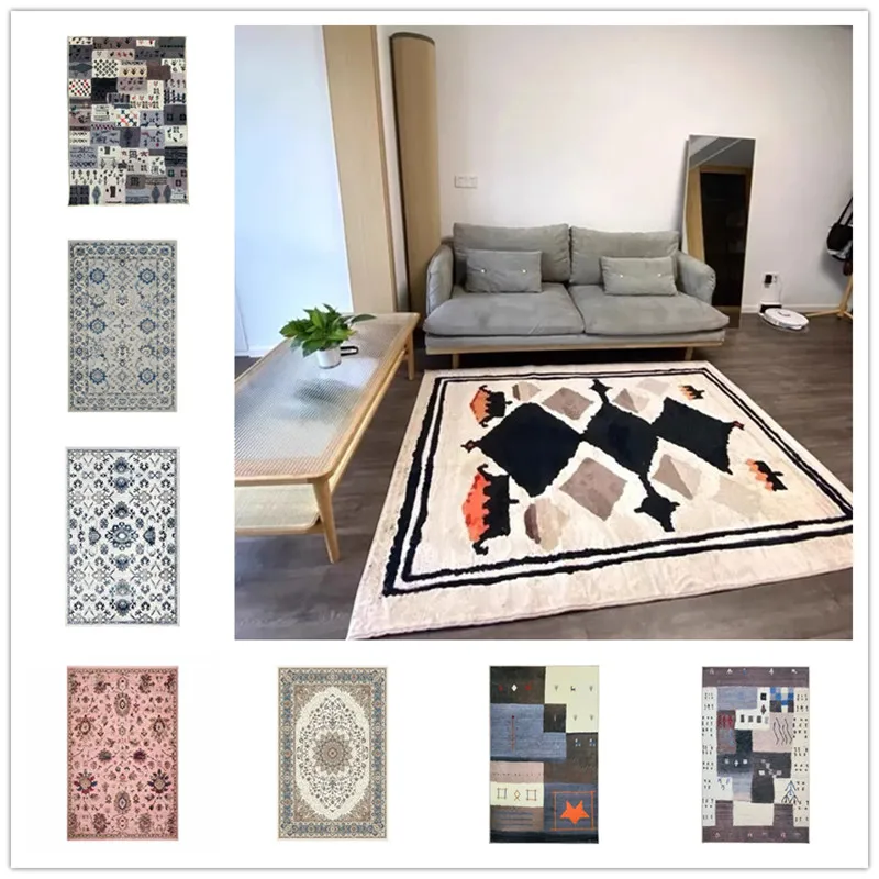 Retro Moroccan Style Living Room Carpet Large Rugs for Bedroom Decor Dirty-resistant Home Hotel Floor Mat sofa Cloakroom Doormat
Retro Moroccan Style Living Room Carpet Large Rugs for Bedroom Decor Dirty-resistant Home Hotel Floor Mat sofa Cloakroom Doormat