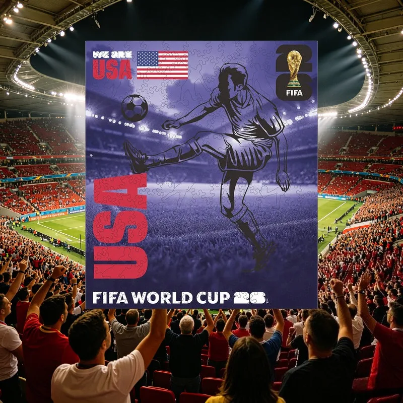 Деревянные пазлы FIFA World Cup для взрослых: головоломка с изображением звезды футбола США, игрушка-головоломка для спортивных фанатов, декор для дома, настенное искусство, подарки на день рождения и праздники
Деревянные пазлы FIFA World Cup для взрослых: головоломка с изображением звезды футбола США, игрушка-головоломка для спортивных фанатов, декор для дома, настенное искусство, подарки на день рождения и праздники