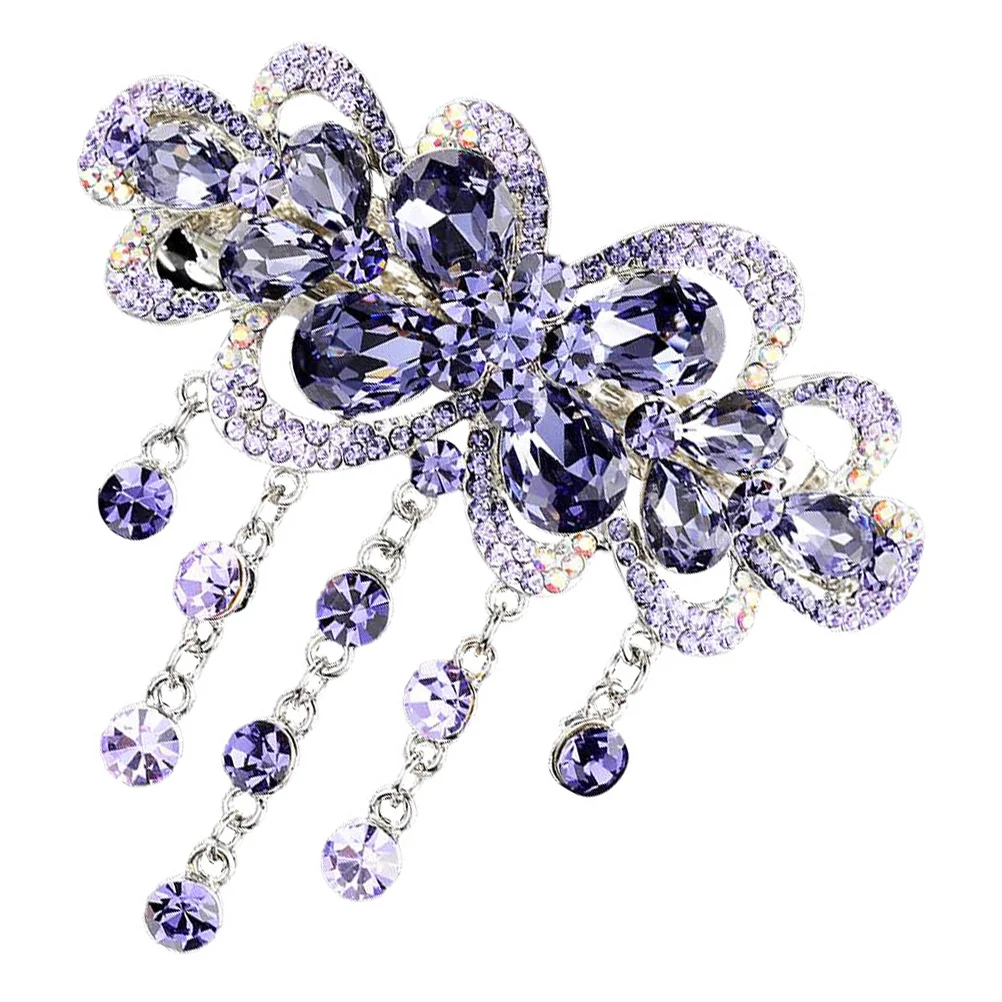 Hair Clip Hairpin Styling Barrette Tassel Spring Purple Accessory Rhinestone French Miss
Hair Clip Hairpin Styling Barrette Tassel Spring Purple Accessory Rhinestone French Miss