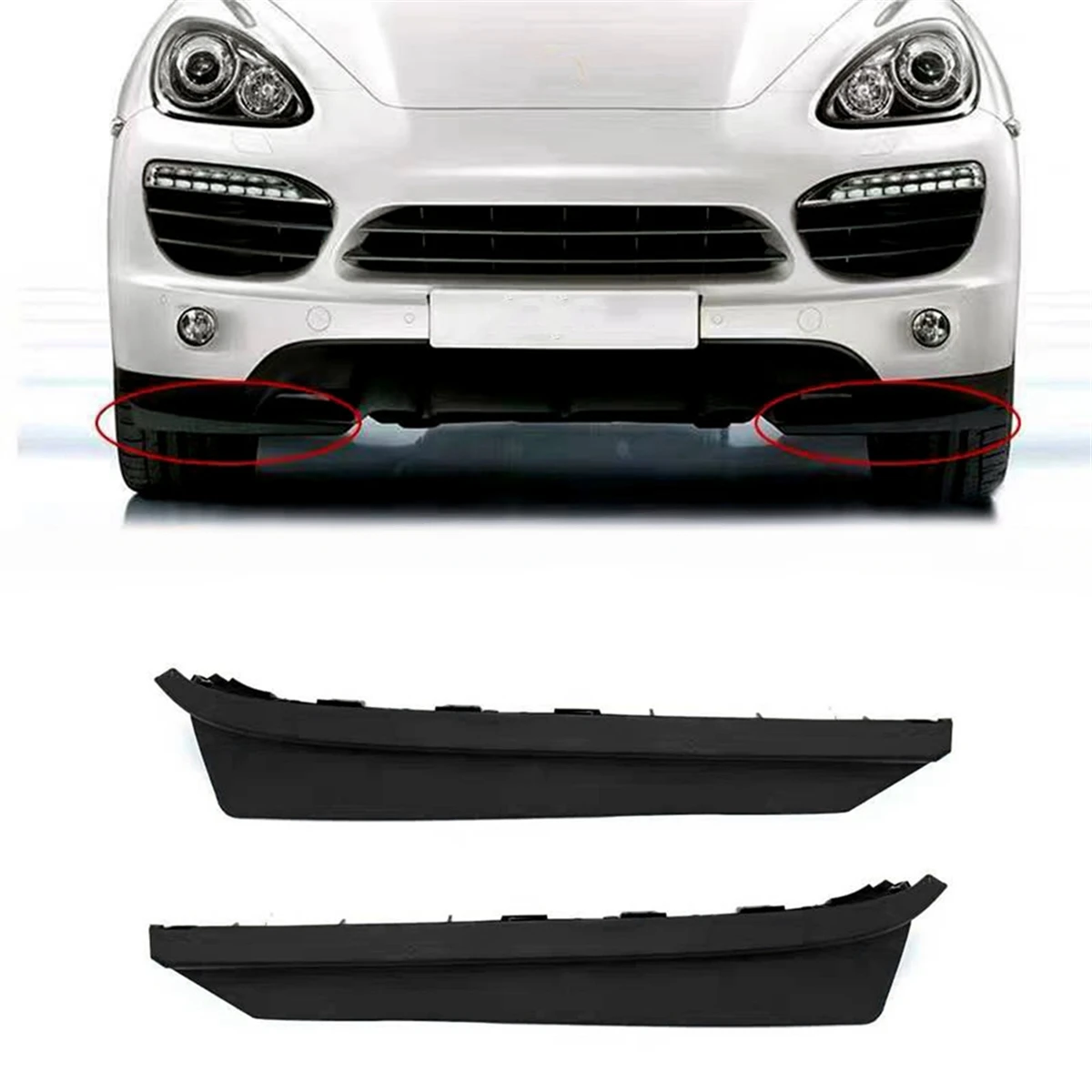 958505887019B9 95850588701 Car Bumper Spoiler Left & Right Black For PORSCHE Cayenne 92A 2011-2017 958505888119B9 95850588811
958505887019B9 95850588701 Car Bumper Spoiler Left & Right Black For PORSCHE Cayenne 92A 2011-2017 958505888119B9 95850588811