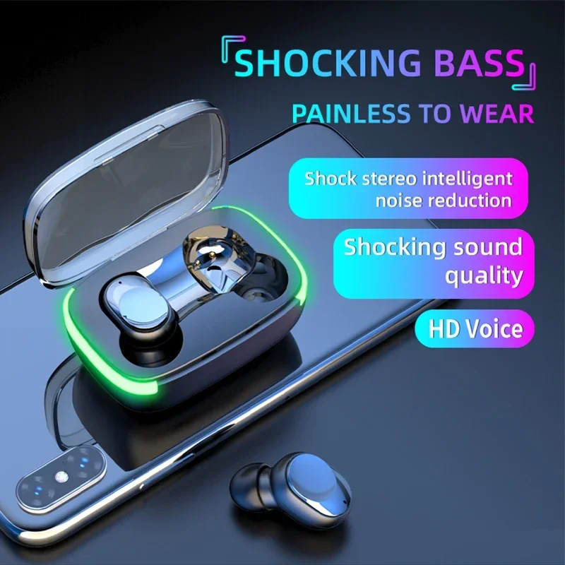 НОВЫЕ Bluetooth-наушники Y60 5,1 TWS, беспроводные наушники со светодиодным дисплеем, стереогарнитура, наушники с сенсорным управлением, шумоподавление
НОВЫЕ Bluetooth-наушники Y60 5,1 TWS, беспроводные наушники со светодиодным дисплеем, стереогарнитура, наушники с сенсорным управлением, шумоподавление