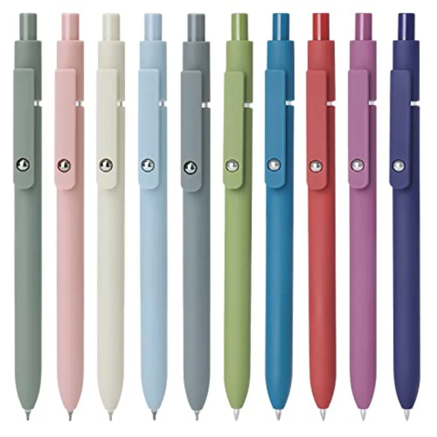 FIOVER Gel Pens, 10pcs 0.5mm Quick Dry Black Ink Fine Point Smooth Writing Pens High-End Series Ballpoint for Office School Sup
FIOVER Gel Pens, 10pcs 0.5mm Quick Dry Black Ink Fine Point Smooth Writing Pens High-End Series Ballpoint for Office School Sup