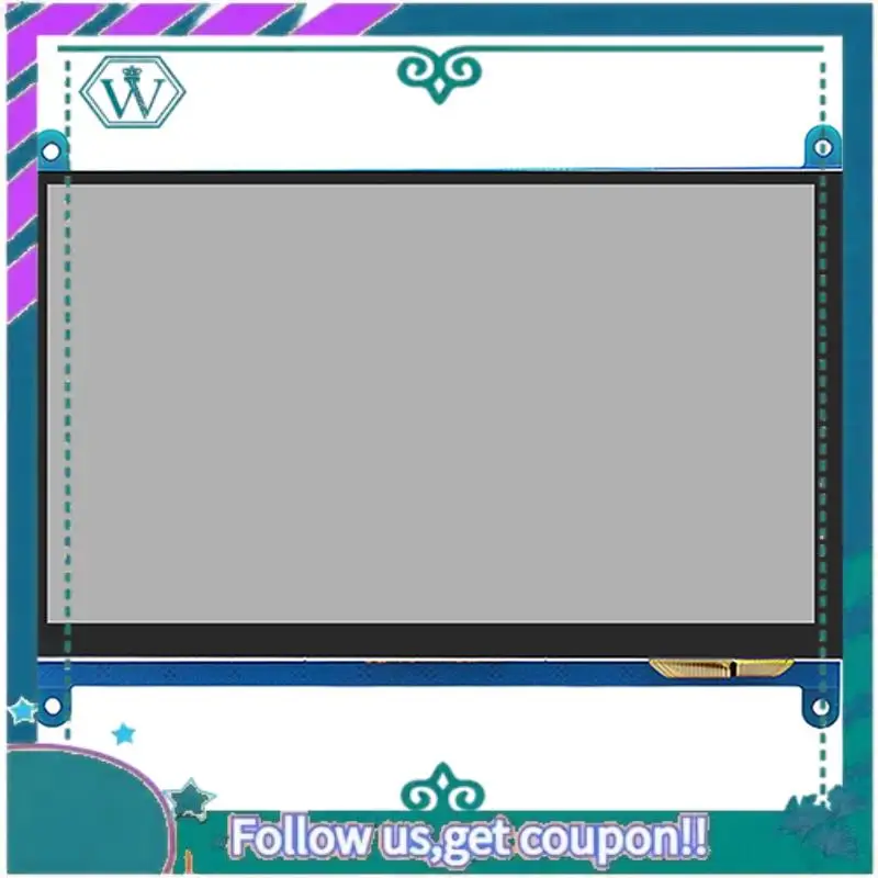 A75Q-For Raspberry Pi 7-Inch Display Raspberry Pi5/4B Capacitive Touch IPS Screen -Compatible Interface 1024X600
A75Q-For Raspberry Pi 7-Inch Display Raspberry Pi5/4B Capacitive Touch IPS Screen -Compatible Interface 1024X600