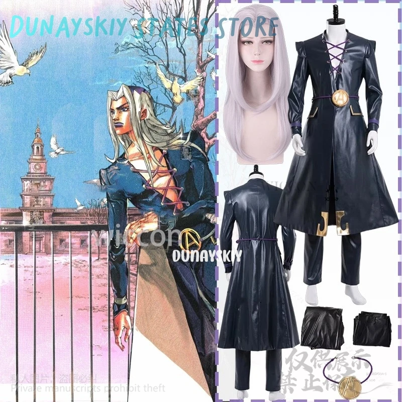 Аниме Bizarree 코스프레 Leone Abbacchio Костюм Золотой Ветер Длинное Сексуальное Пальто Pu Накидка Черный Jirai Kei Панк Униформа Костюм Индивидуальный
Аниме Bizarree 코스프레 Leone Abbacchio Костюм Золотой Ветер Длинное Сексуальное Пальто Pu Накидка Черный Jirai Kei Панк Униформа Костюм Индивидуальный