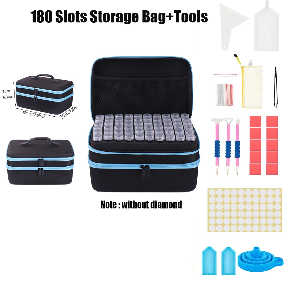 180 Grids Diamond Painting Tools Kits Diamond Paint Accessories Container Storage Bag Grids Box Accessories and Tools 180 Bottle
180 Grids Diamond Painting Tools Kits Diamond Paint Accessories Container Storage Bag Grids Box Accessories and Tools 180 Bottle