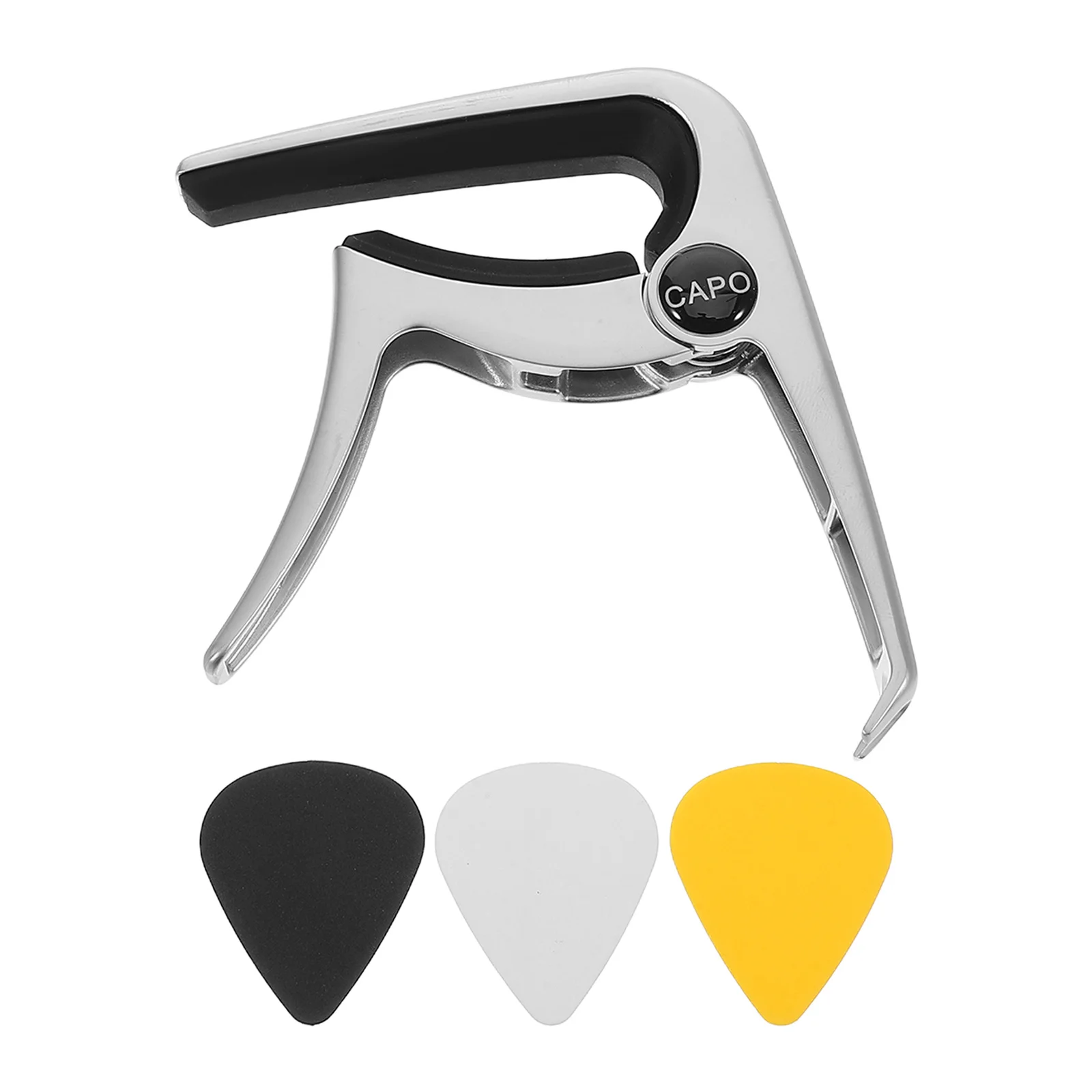 Capo Clamp Part Guitar Accessory Accessories Electric Tuner Acoustic Zinc Alloy and Picks
Capo Clamp Part Guitar Accessory Accessories Electric Tuner Acoustic Zinc Alloy and Picks
