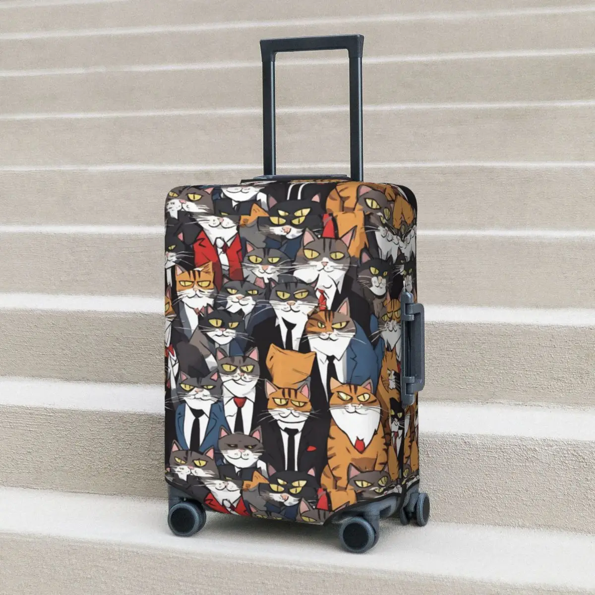 Кошки Мафия Гангстер Чехол Для Чемодана Животное Мультфильм Забавный Деловой Праздник Эластичный Чемодан Защита
Кошки Мафия Гангстер Чехол Для Чемодана Животное Мультфильм Забавный Деловой Праздник Эластичный Чемодан Защита