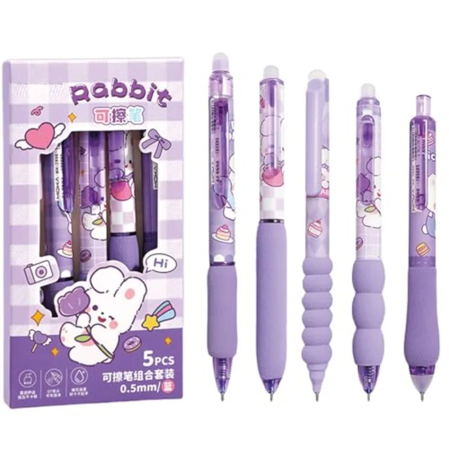 5 Pcs Erasable Gel Pens Cute Retractable Pens Cartoon Writing Pen 0.5mm Blue Erasable Pen for Women Girls Boys Office School Su
5 Pcs Erasable Gel Pens Cute Retractable Pens Cartoon Writing Pen 0.5mm Blue Erasable Pen for Women Girls Boys Office School Su