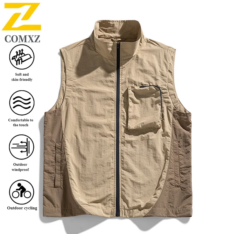 Summer Outdoor Vest Waterproof Windproof Camping Hiking Fishing Streetwear Men Women Lightweight Tactical Sunscreen Sport Jacket
Summer Outdoor Vest Waterproof Windproof Camping Hiking Fishing Streetwear Men Women Lightweight Tactical Sunscreen Sport Jacket