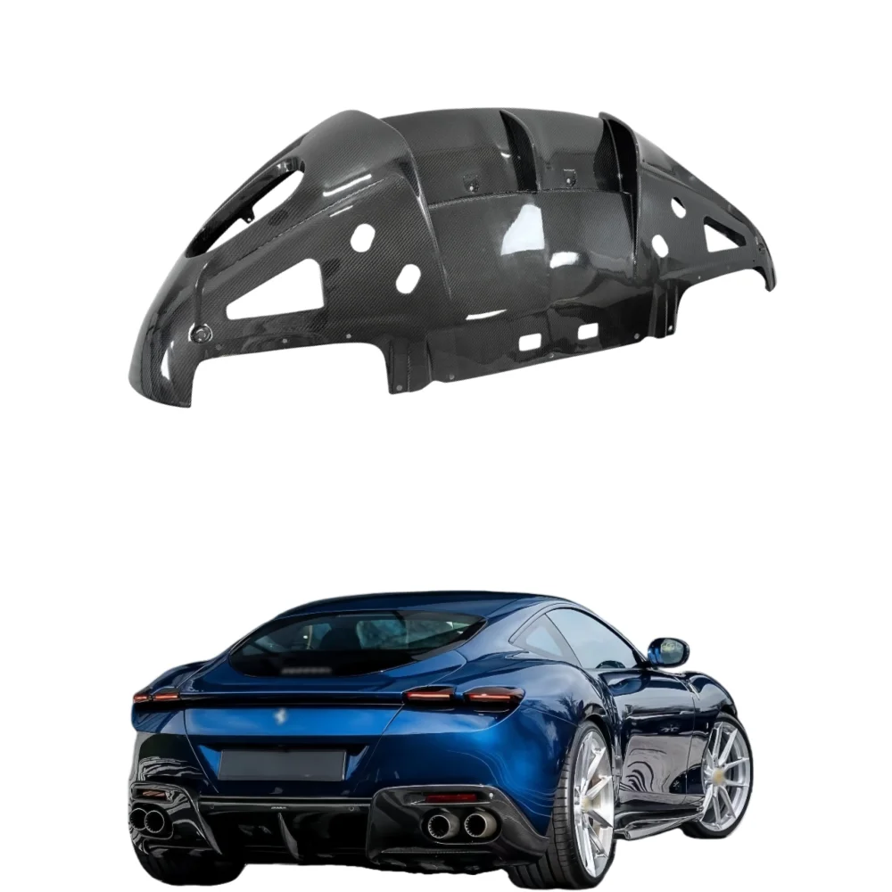 OEM Style Dry Carbon Fiber Rear Diffuser with Rear Lip Turbulence Suitable for Ferrari Roma Upgrade and Modification
OEM Style Dry Carbon Fiber Rear Diffuser with Rear Lip Turbulence Suitable for Ferrari Roma Upgrade and Modification