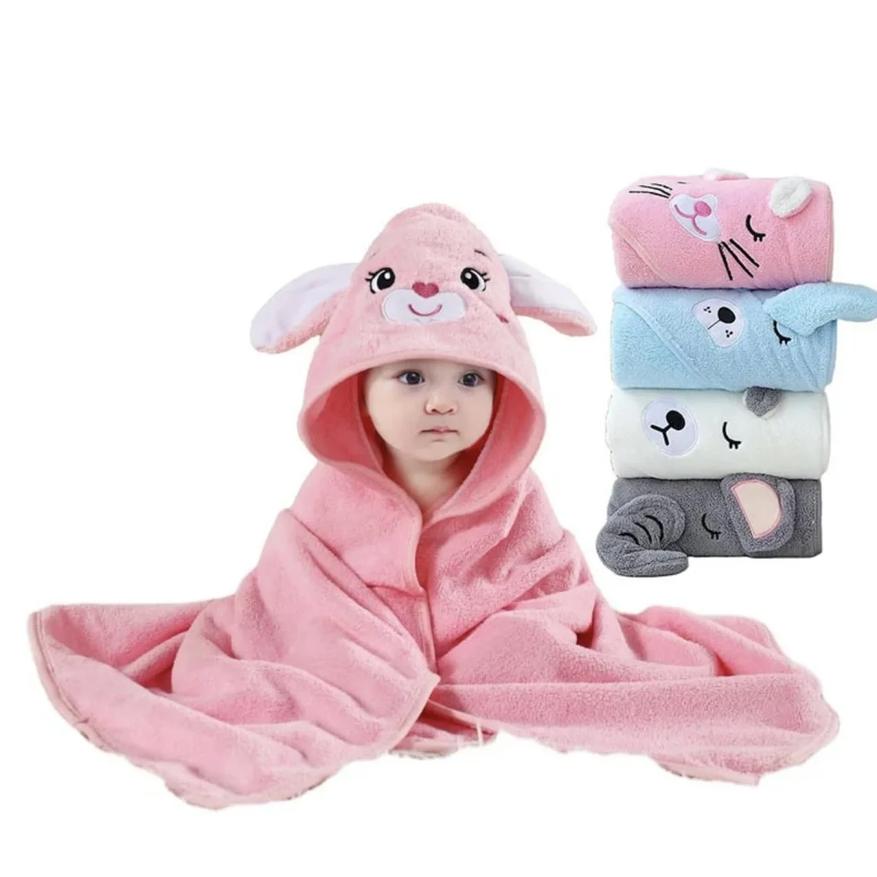 Детские банные полотенца с мультяшными животными, мягкое полотенце с капюшоном для новорожденных, халат для малышей, теплая пеленка для сна для маленьких девочек и мальчиков
Детские банные полотенца с мультяшными животными, мягкое полотенце с капюшоном для новорожденных, халат для малышей, теплая пеленка для сна для маленьких девочек и мальчиков