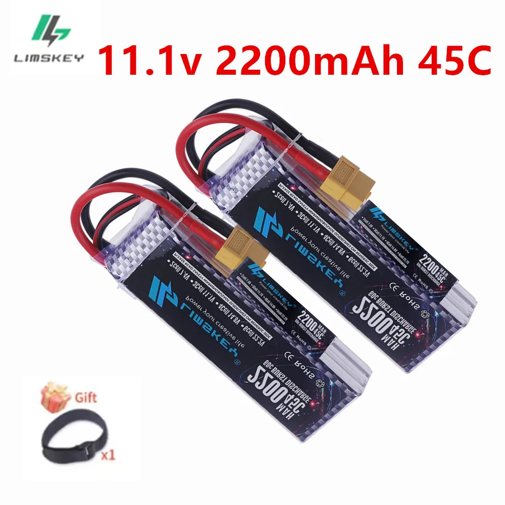 11.1V 2200mAh 3S 45C LiPo Battery For RC Helicopter Aircraft Quadcopter Cars Airplane With T/XT60 Plug 3S 11.1v RC LiPo Battery
11.1V 2200mAh 3S 45C LiPo Battery For RC Helicopter Aircraft Quadcopter Cars Airplane With T/XT60 Plug 3S 11.1v RC LiPo Battery