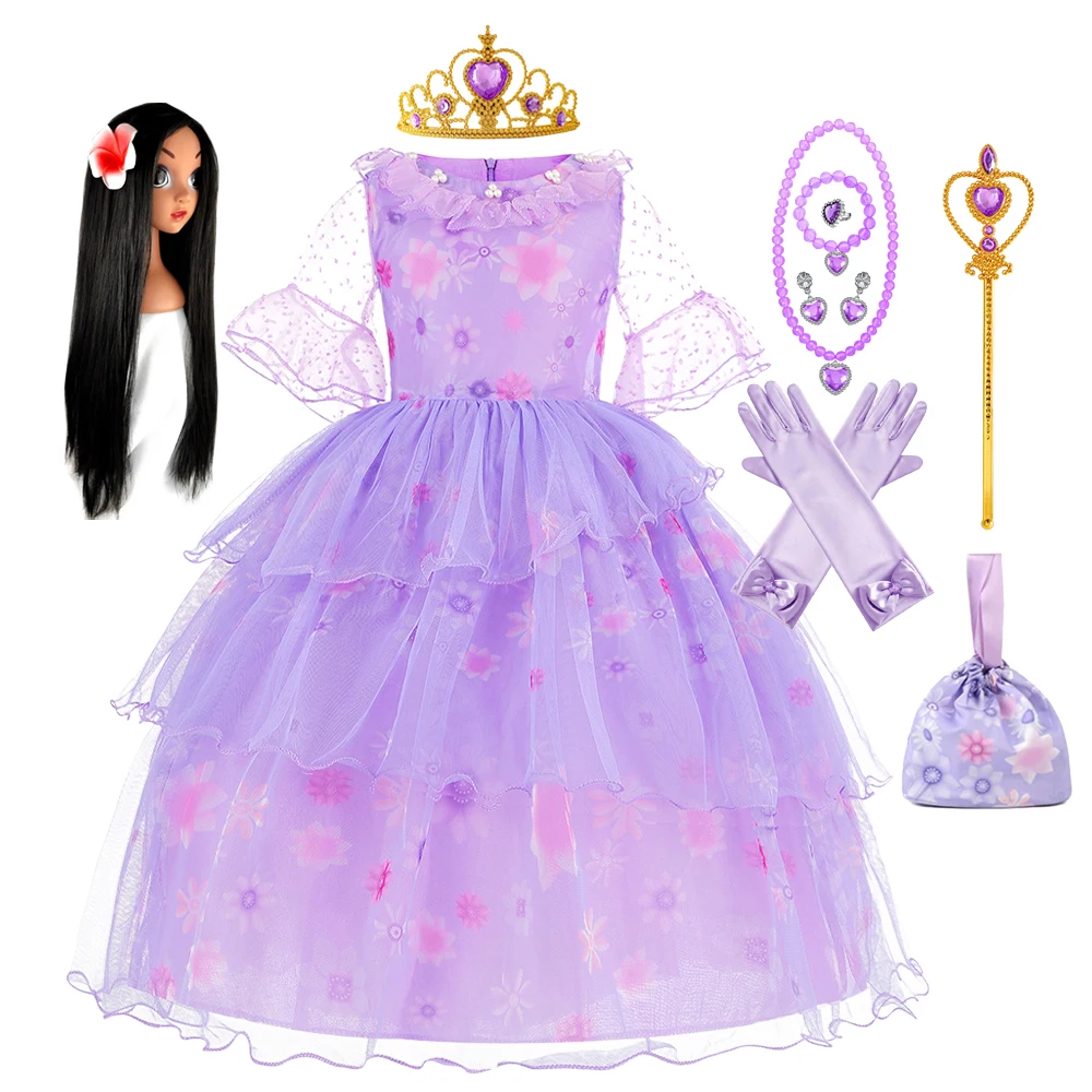 Purple Princess Costumes Cosplay Dress Isabella Charm for Girls Carnival Christmas Birthday Party Dress
Purple Princess Costumes Cosplay Dress Isabella Charm for Girls Carnival Christmas Birthday Party Dress
