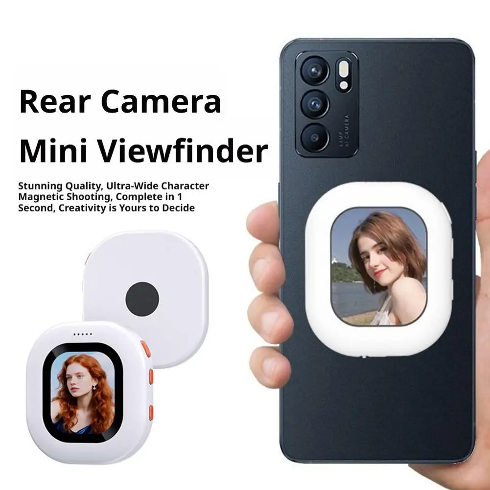 Mini Wireless Magnetic Mobile Phone Rear Camera Selfie Video Camera Mobile Phone Screen Projector Device For Vlog Live Selfie
Mini Wireless Magnetic Mobile Phone Rear Camera Selfie Video Camera Mobile Phone Screen Projector Device For Vlog Live Selfie