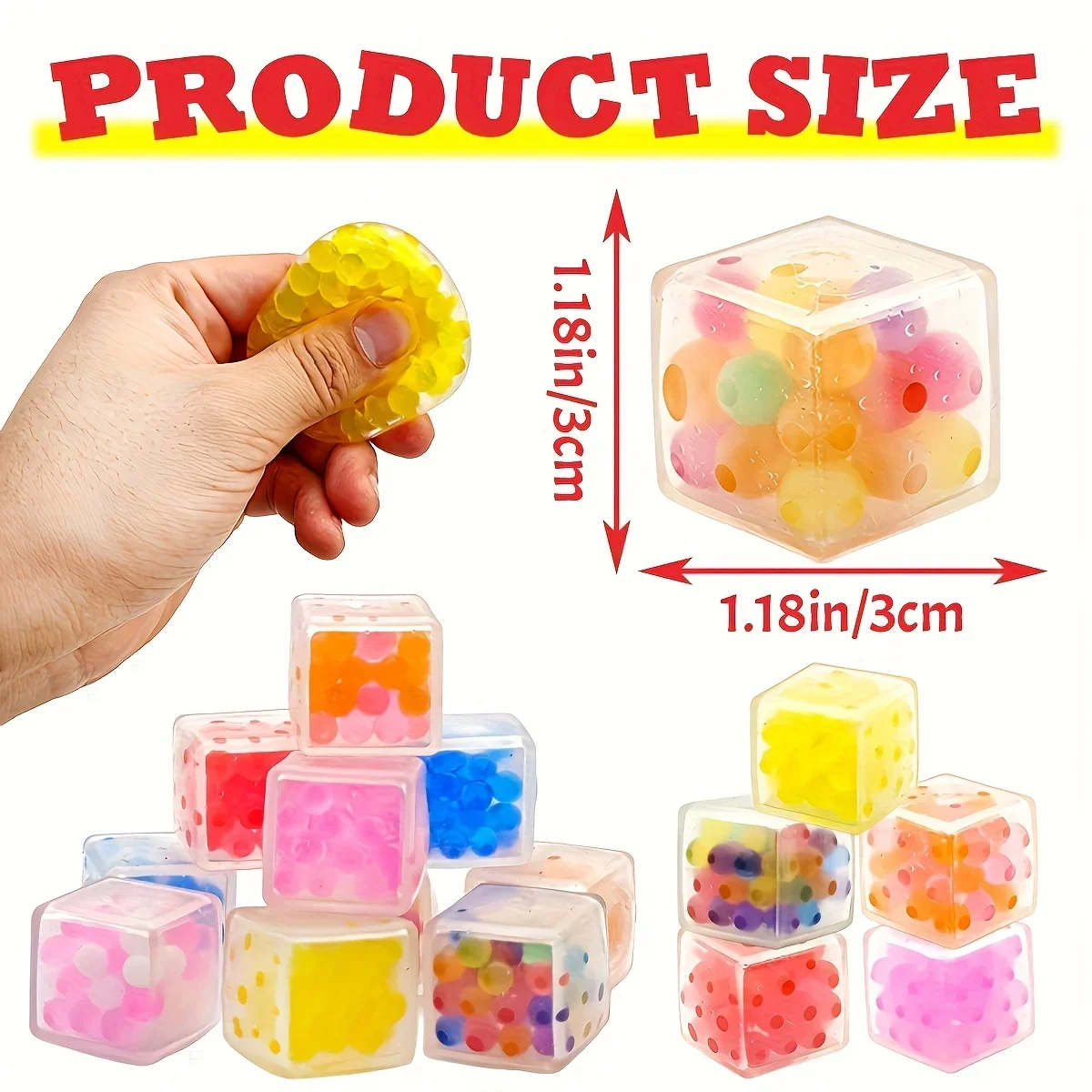 Random4/8/16pcs Party Gift Pack Cube Pinch Balls, Squishy Balls, Batch Squishy Balls Fidget Gifts, Easter Party Gifts, Birthday
Random4/8/16pcs Party Gift Pack Cube Pinch Balls, Squishy Balls, Batch Squishy Balls Fidget Gifts, Easter Party Gifts, Birthday