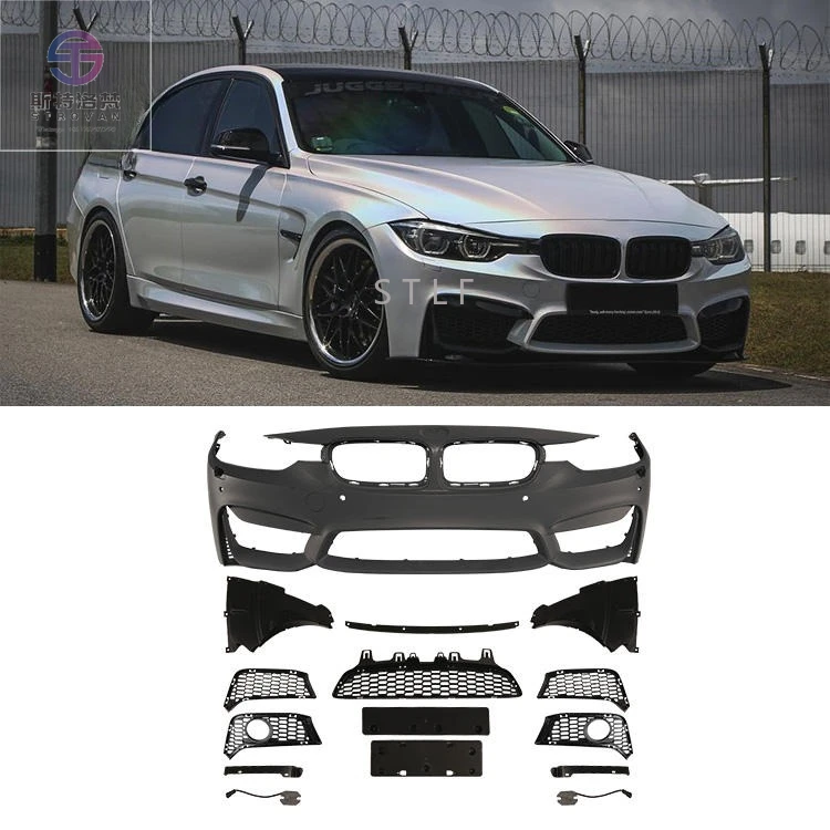 M3 Style Body Kit for 3 Series F30 F35 with Front Rear Bumper Side Skirts
M3 Style Body Kit for 3 Series F30 F35 with Front Rear Bumper Side Skirts