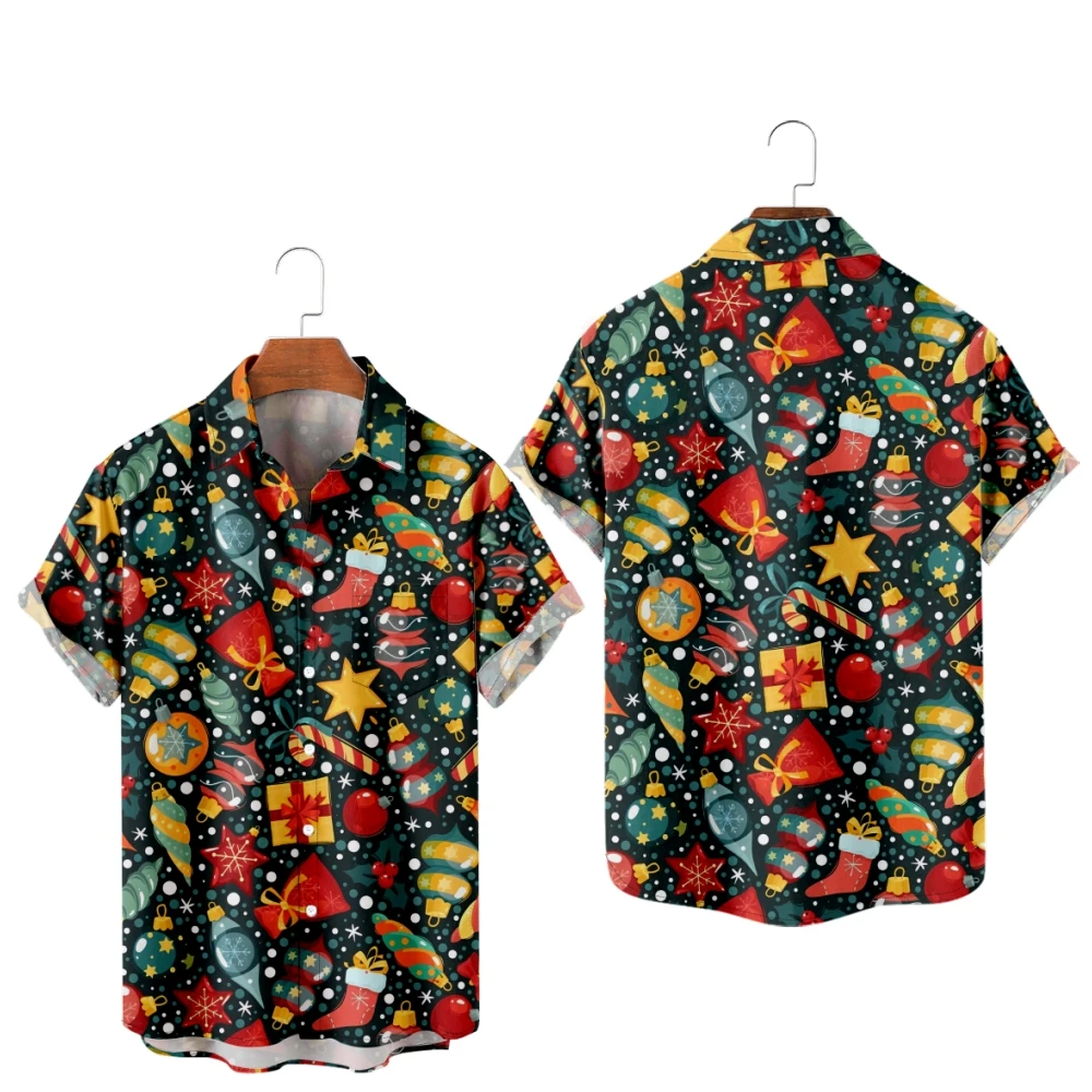 Hawaiian Shirts for Men Christmas Gifts Logo Short Sleeve Shirts Hawaii Summer Beach Vacation Tops Breathable
Hawaiian Shirts for Men Christmas Gifts Logo Short Sleeve Shirts Hawaii Summer Beach Vacation Tops Breathable