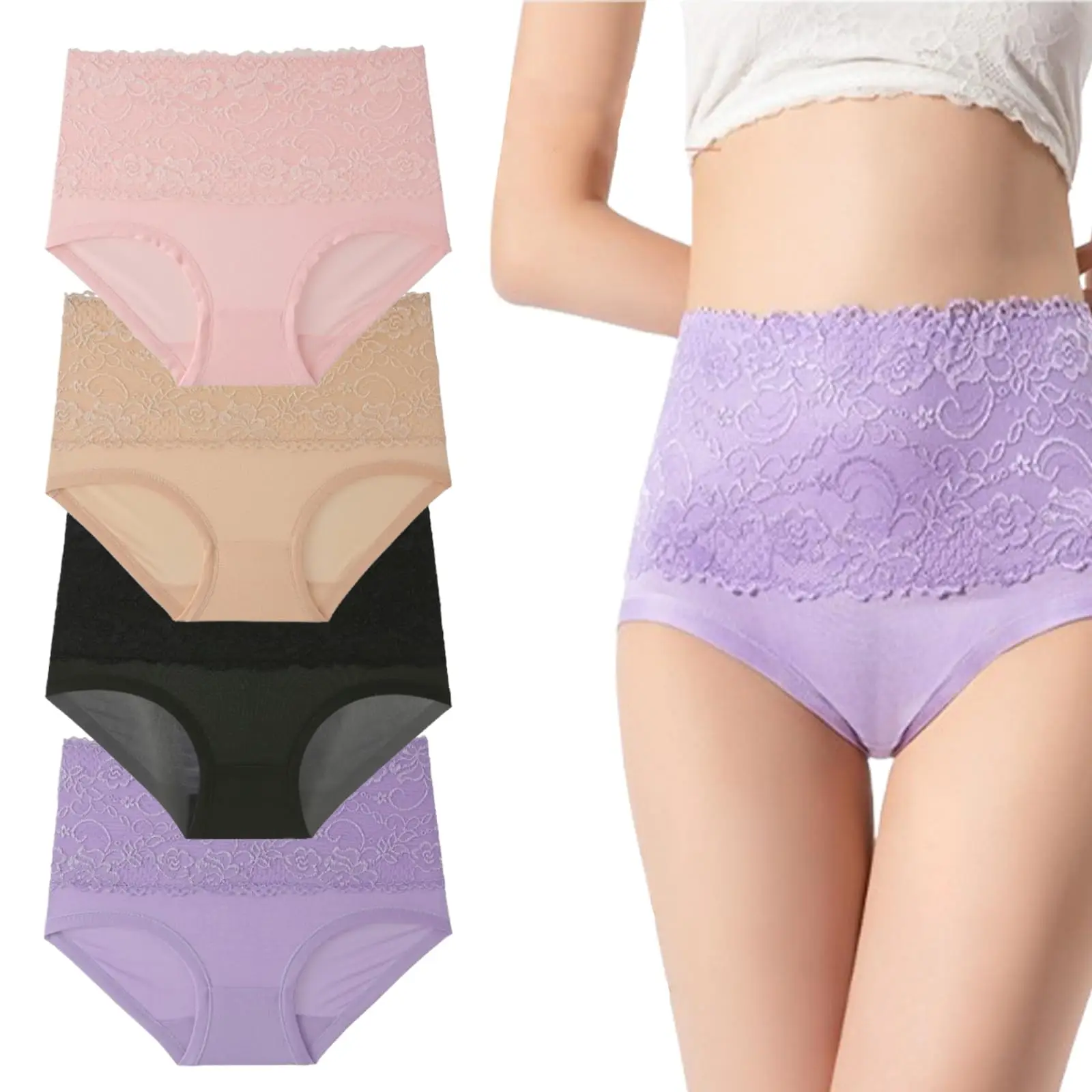 Evella Leak Proof Underwear for Women, Getevella Underwear, Women's Hip Lift Lace High Waist Leakproof Panties Washable
Evella Leak Proof Underwear for Women, Getevella Underwear, Women's Hip Lift Lace High Waist Leakproof Panties Washable