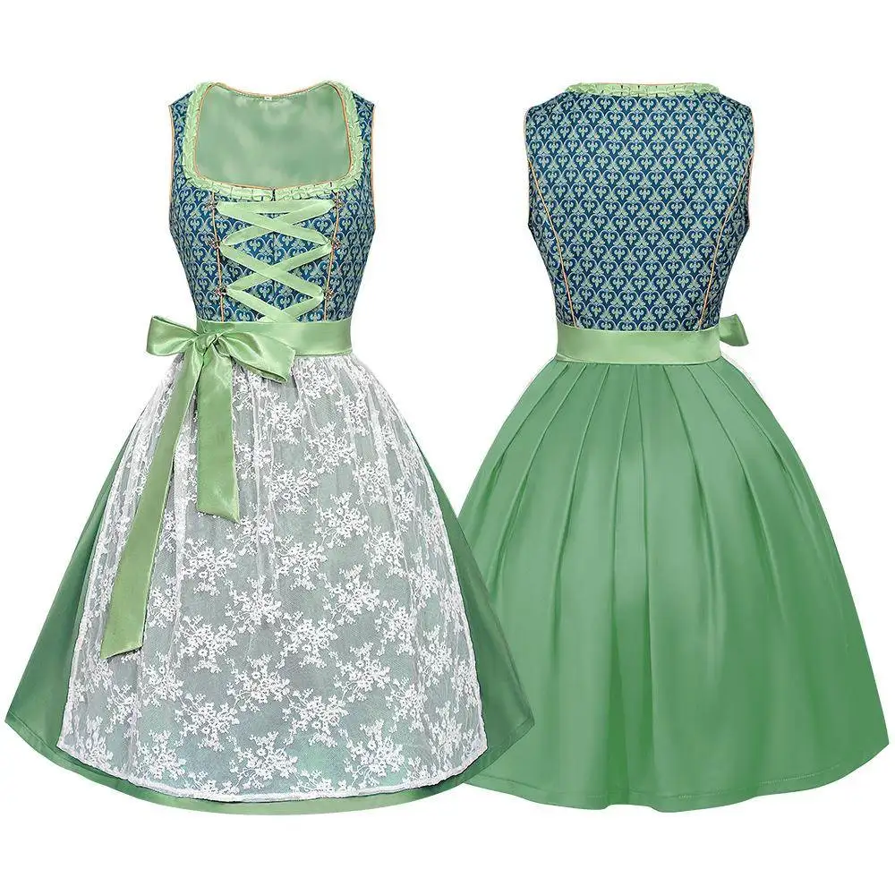 Cross-Border Oktoberfest Bavarian Costume Dr Lace Patchwork Color Women's Skirt loween Costume Ethnic Stage Women's Dr
Cross-Border Oktoberfest Bavarian Costume Dr Lace Patchwork Color Women's Skirt loween Costume Ethnic Stage Women's Dr