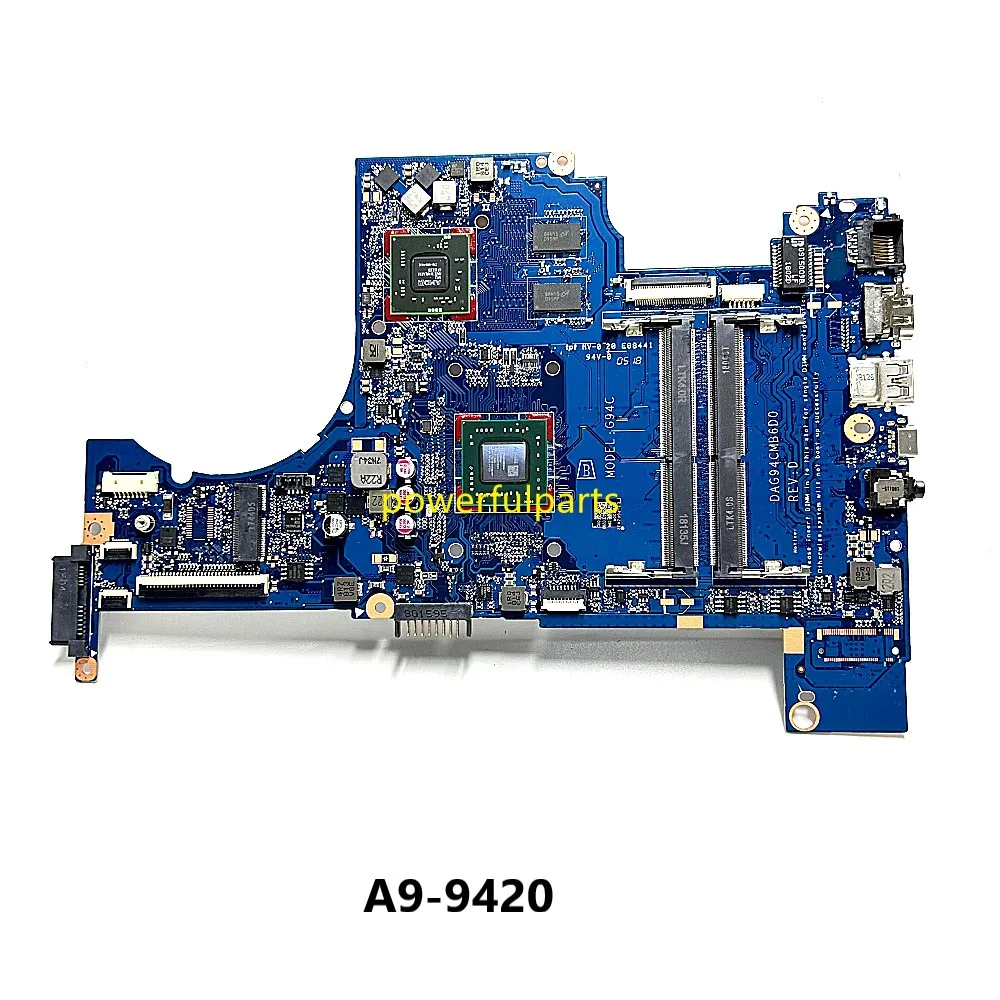 Материнская плата для ноутбука HP Pavilion 15Z-CD 15-CD A9-9420 Cpu + AMD Графический встроенный DAG94CMB6D0, работает хорошо
Материнская плата для ноутбука HP Pavilion 15Z-CD 15-CD A9-9420 Cpu + AMD Графический встроенный DAG94CMB6D0, работает хорошо