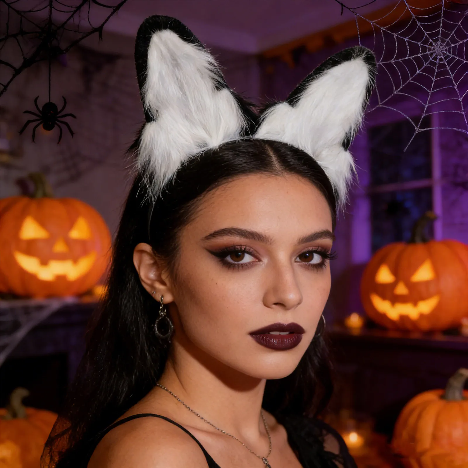 Dog Ears Headband Soft Black Puppy Ears Cosplay Animal Hairband Festival Costume Party Accessory Adjustable Cute Foldable Animal
Dog Ears Headband Soft Black Puppy Ears Cosplay Animal Hairband Festival Costume Party Accessory Adjustable Cute Foldable Animal