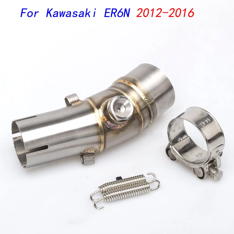 Escape Motorcycle Mid Connect Tube Middle Link Pipe Stainless Steel Exhaust System For Kawasaki ER6N 2012-2016
Escape Motorcycle Mid Connect Tube Middle Link Pipe Stainless Steel Exhaust System For Kawasaki ER6N 2012-2016