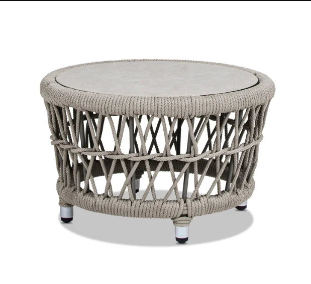Everly 21.5" Round Woven Patio Coffee Table, Light Beige
Everly 21.5" Round Woven Patio Coffee Table, Light Beige
