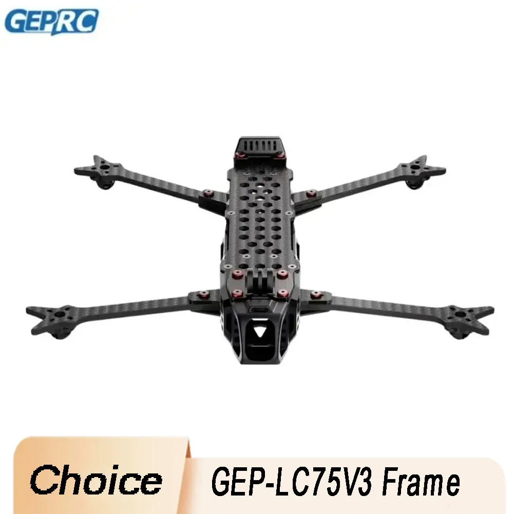 Рамка GEPRC GEP-LC75 v3: 7,5-дюймовая, 342 мм, высокопрочная, подходит для Crocodile75 — для любителей фристайла/гонок FPV
Рамка GEPRC GEP-LC75 v3: 7,5-дюймовая, 342 мм, высокопрочная, подходит для Crocodile75 — для любителей фристайла/гонок FPV