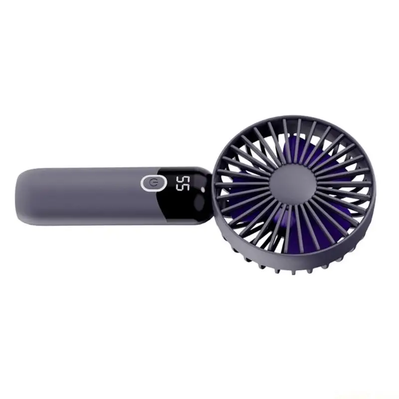 D0AB Handheld Fan USB Rechargeable 6 Speed Portable Fan Digital Display Cooling Fan
D0AB Handheld Fan USB Rechargeable 6 Speed Portable Fan Digital Display Cooling Fan