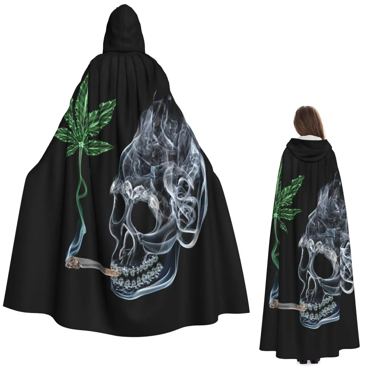 Skull And Leaf Long Hooded Cloak Witch Medieval Costume Cosplay Cape HalloweenVampire Adult Unisex
Skull And Leaf Long Hooded Cloak Witch Medieval Costume Cosplay Cape HalloweenVampire Adult Unisex
