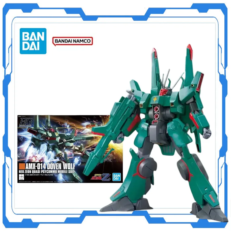 Original Bandai HGUC 1/144 AMX-014 Doven Wolf Gundam Gunpla Assembly Model Kit Mobile Suit Action Figure Collectible Toy Gifts
Original Bandai HGUC 1/144 AMX-014 Doven Wolf Gundam Gunpla Assembly Model Kit Mobile Suit Action Figure Collectible Toy Gifts