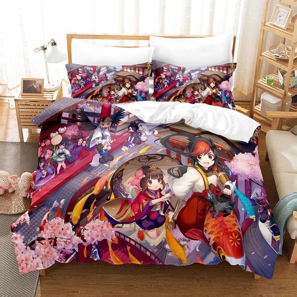 3D Printing Game Kawaii Girls Onmyoji Bedding Set Single Twin Full Queen King Size Bed Set Adult Kid Bedroom Duvet Cover Sets
3D Printing Game Kawaii Girls Onmyoji Bedding Set Single Twin Full Queen King Size Bed Set Adult Kid Bedroom Duvet Cover Sets