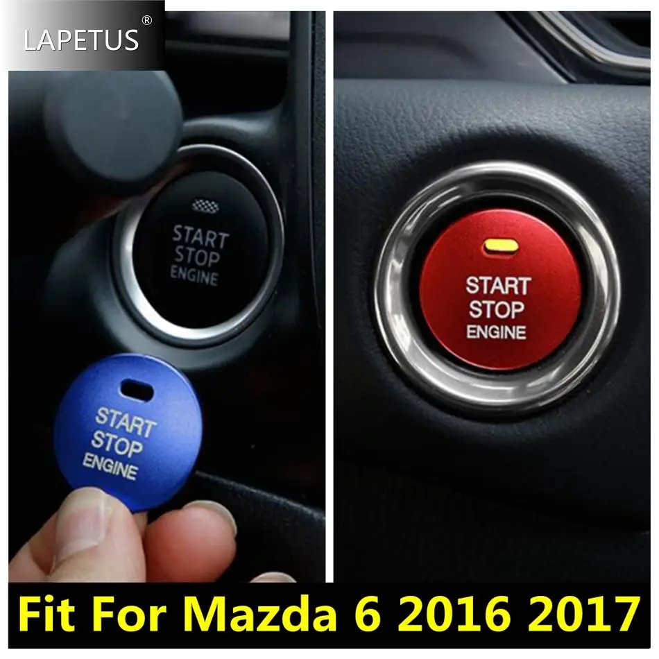 Start Stop Engine Push Key Button Frame Molding Decor Cover Trim For Mazda 6 Sedan Wagon 2016 2017 Red / Blue Car Accessories
Start Stop Engine Push Key Button Frame Molding Decor Cover Trim For Mazda 6 Sedan Wagon 2016 2017 Red / Blue Car Accessories