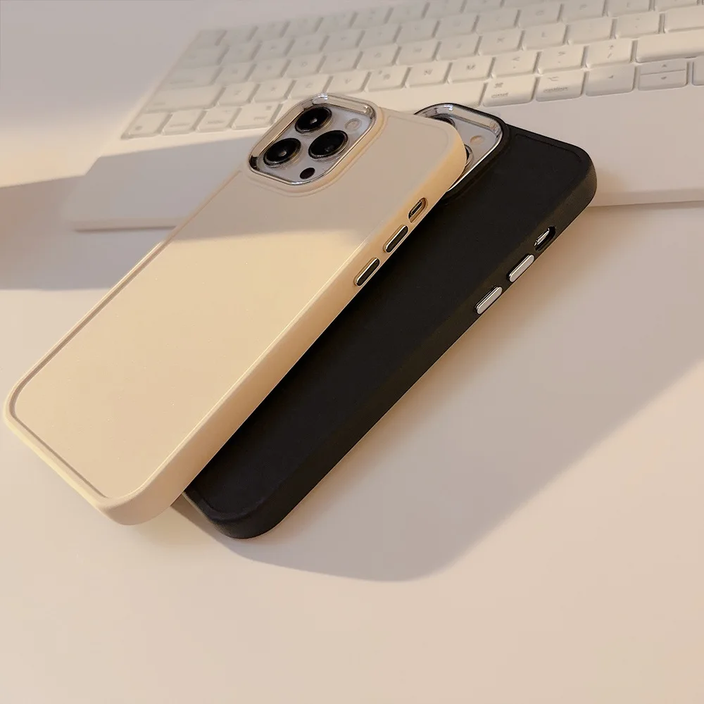 Plated lens suitable for iPhone 16, for Apple phone case 12, soft 14, silicone 13, simple solid color 15, pro max
Plated lens suitable for iPhone 16, for Apple phone case 12, soft 14, silicone 13, simple solid color 15, pro max